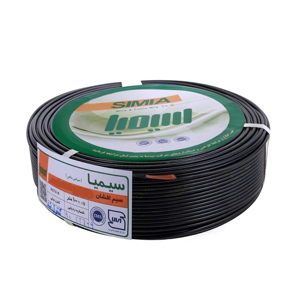 سیم برق افشان 1 در 1 سیمیا طول 100 متر