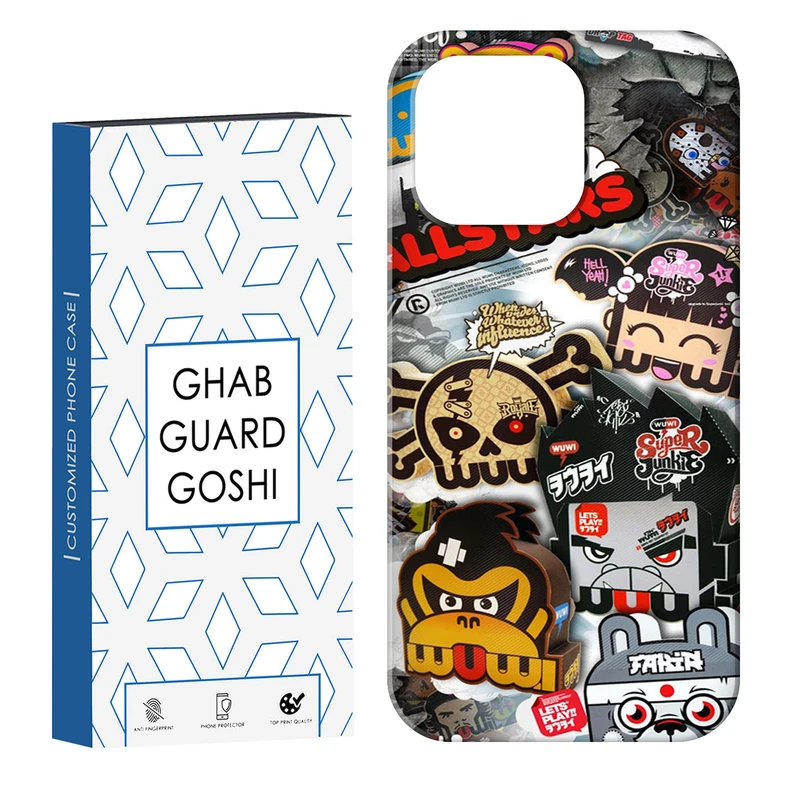 کاور قاب گارد گوشی طرح فانتزی کد Dimo-483 مناسب برای گوشی موبایل اپل IPHONE 16 PRO   