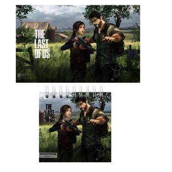 دفتر یادداشت بادکنک آبی مدل The Last Of Us کد T3 به همراه پوستر