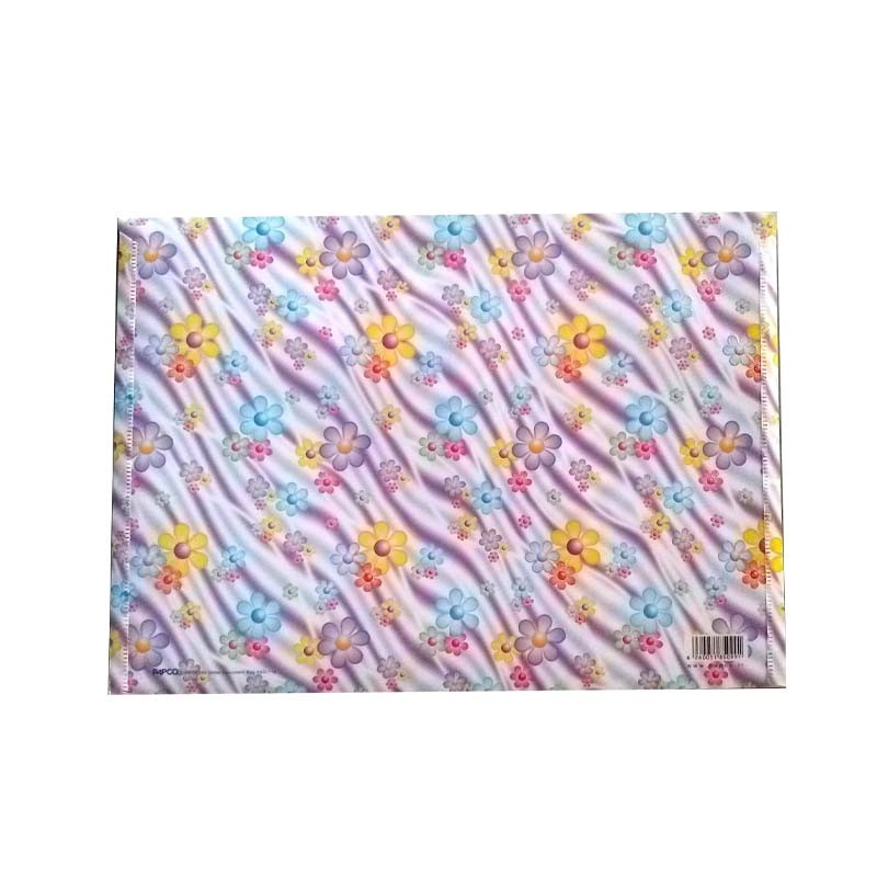 پوشه دکمه دار پاپکو مدل گلهای بهاری کد P-121 پوشه دکمه دار پاپکو مدل گلهای بهاری کد P-121