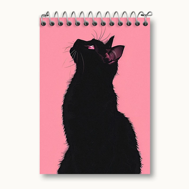 دفتر یادداشت 50 برگ خندالو طرح گربه (Cat) کد N2945