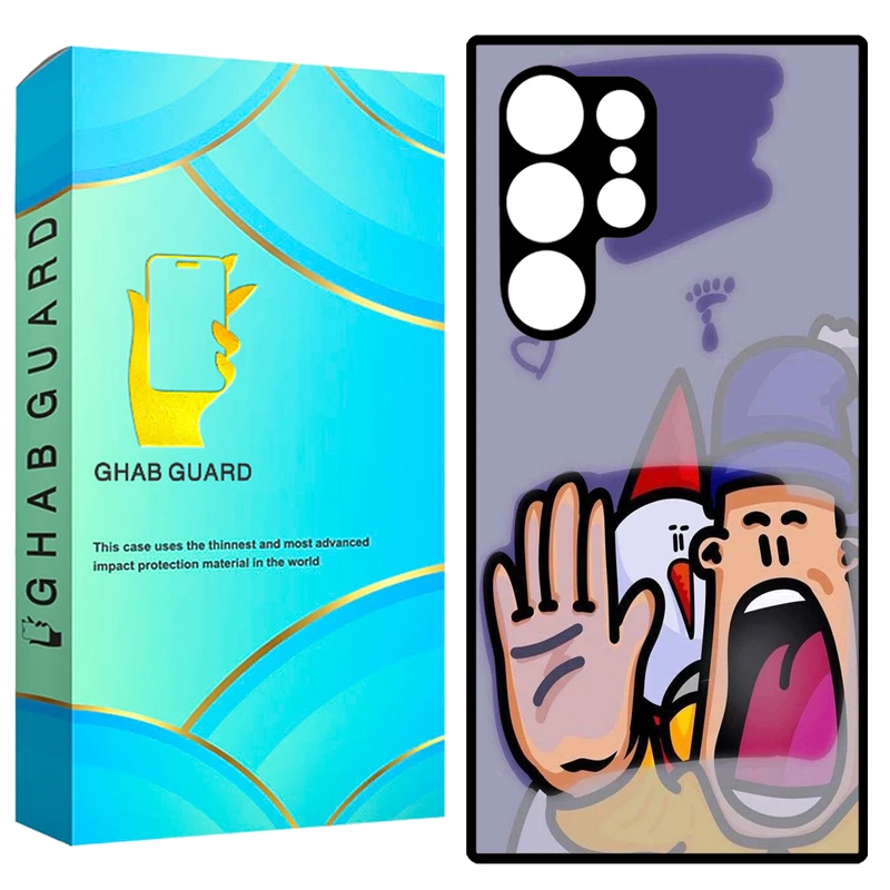 کاور قاب گارد طرح آدم برفی مدل GCHPS23U مناسب برای گوشی موبایل سامسونگ Galaxy S23 Ultra 5G