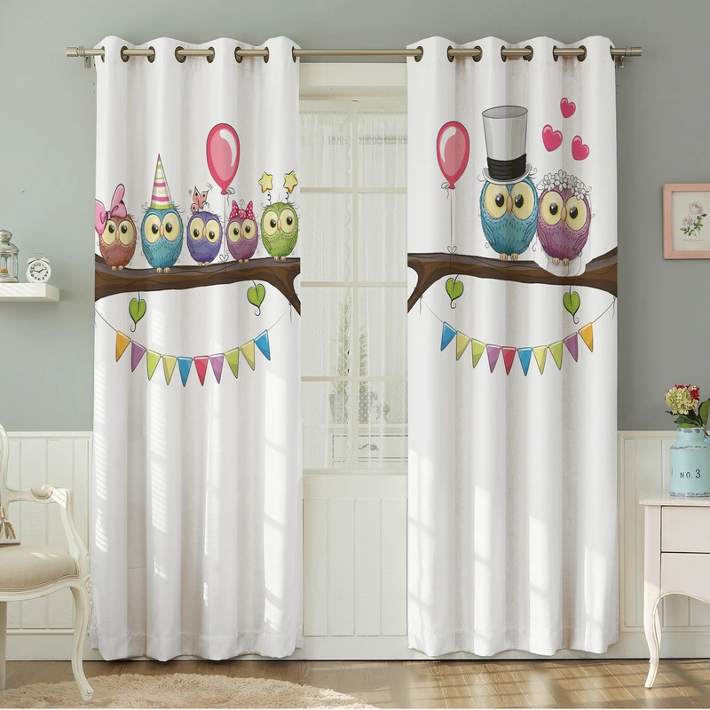 پرده نیروانا طرح کودک  مدل مخمل کد 4953سایز 140×280 سانتی متر