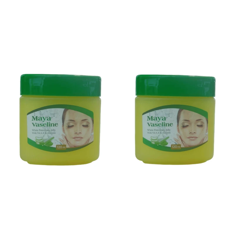 وازلین مایا مدل موم زنبورعسل حجم 60 میلی لیتر مجموعه 2 عددی