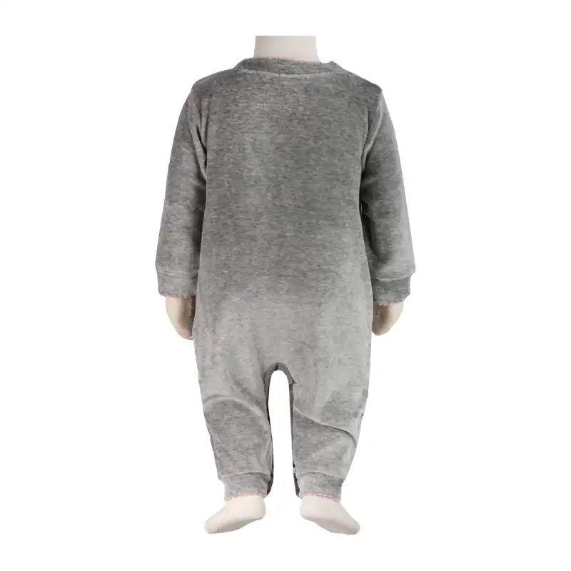 ست سرهمی و کلاه نوزادی  آدمک مدل گربه کد 139901 طوسی