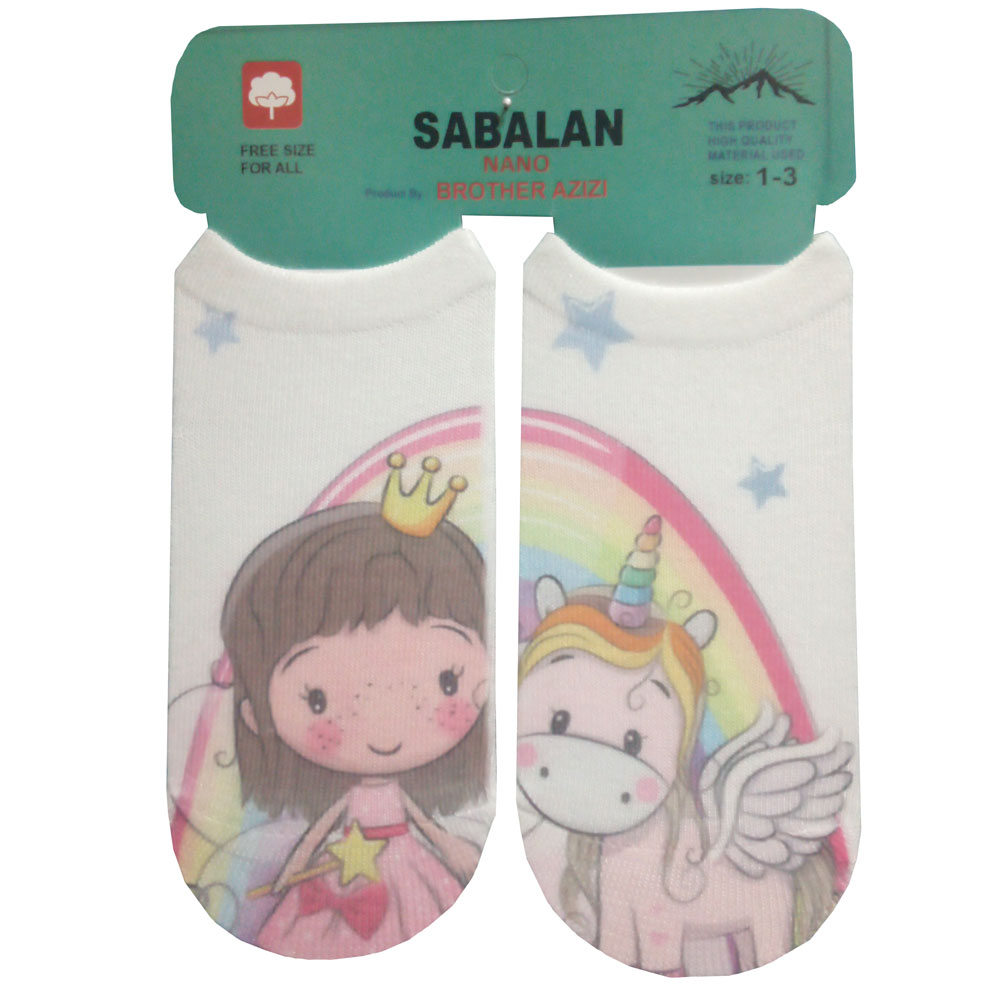 جوراب دخترانه مدل R63V کد 30022