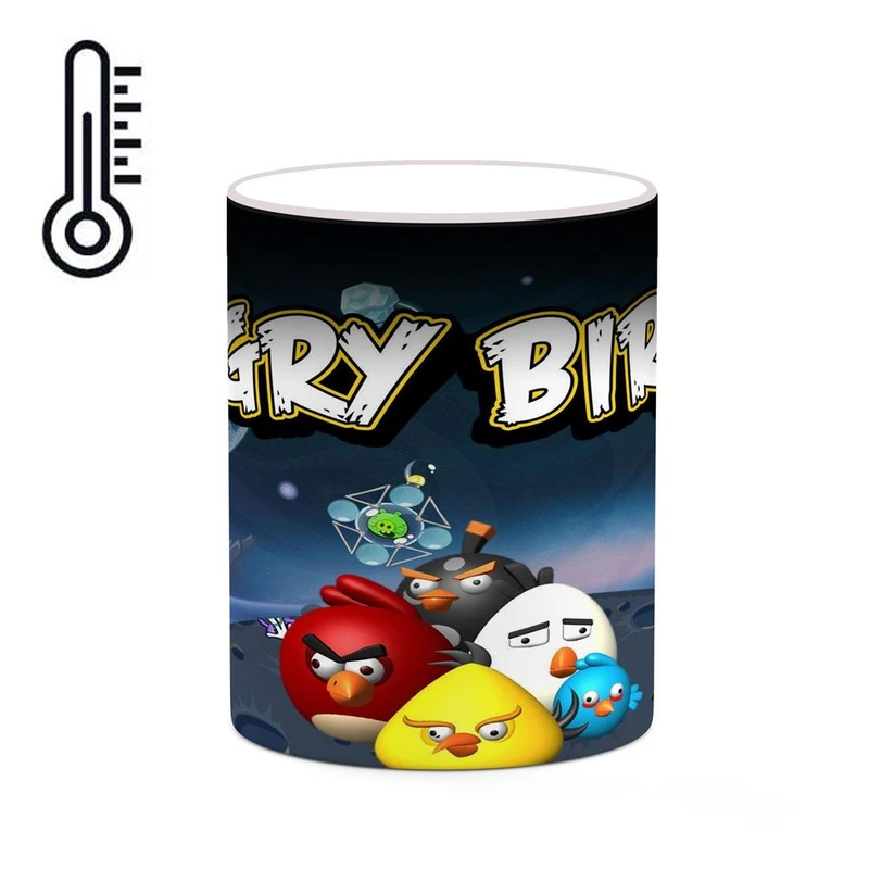 ماگ حرارتی کاکتی مدل بازی پرندگان خشمگین Angry Birds کد mgh27492