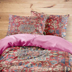 سرویس روتختی مدوپد طرح فرش نهاوند مدل C-Nahavand41 یک نفره 4 تکه