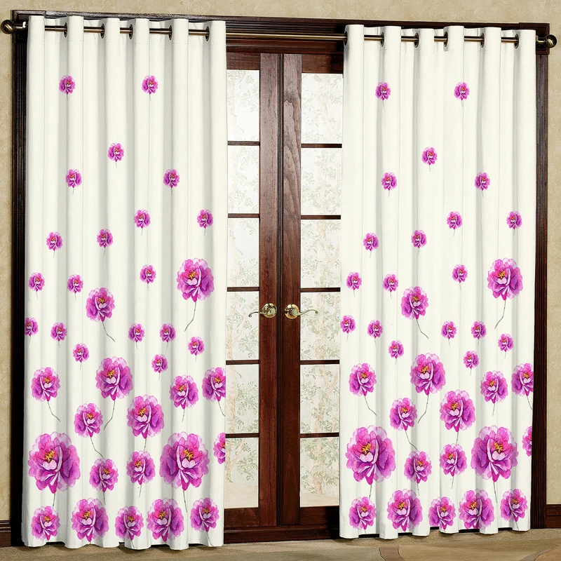 پرده مدل مخمل پانچی کد 1911T2 سایز 200x140 سانتی متر