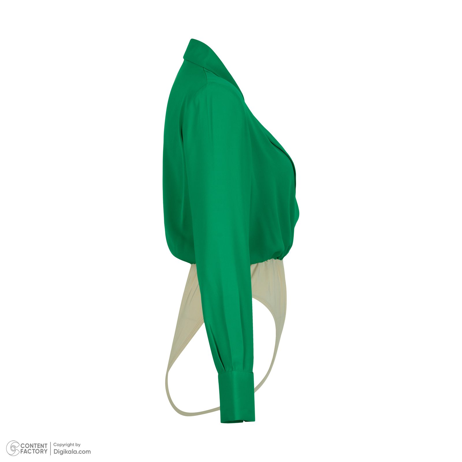 بادی آستین بلند زنانه نیزل مدل 0006-094 رنگ سبز -  - 3