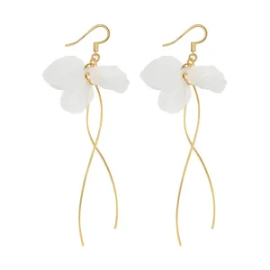 گوشواره آویز زنانه مدل گلبرگ کد s2001