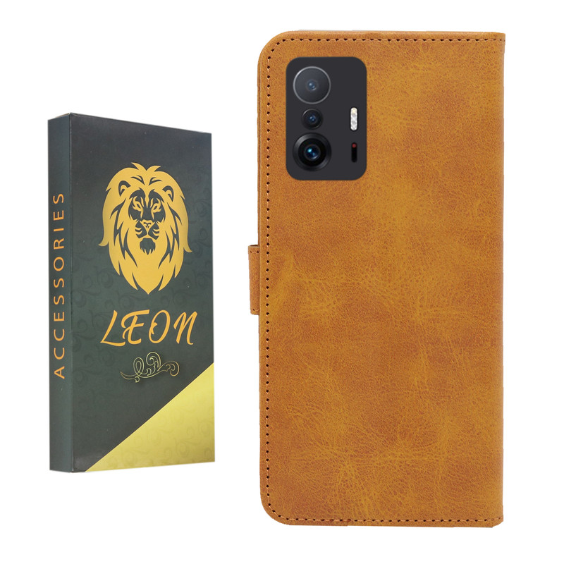 کیف کلاسوری لئون مدل Bersa مناسب برای گوشی موبایل شیائومی Mi 11T / Mi 11T Pro