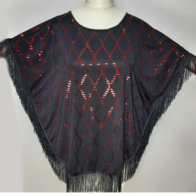 پانچو زنانه مدل 65 رنگ مشکی