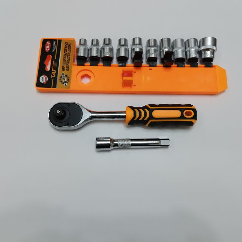 آچار بکس تات مدل 1cs مجموعه 10 عددی