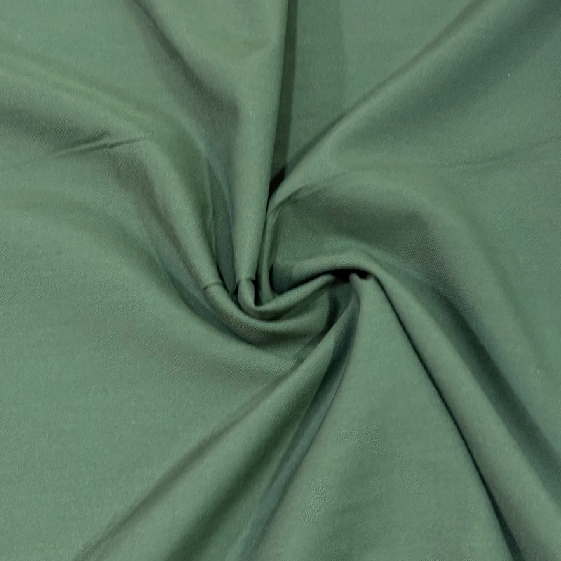 پارچه لباس عرض 1.5 متر مدل تترون رنگ سبز تیره