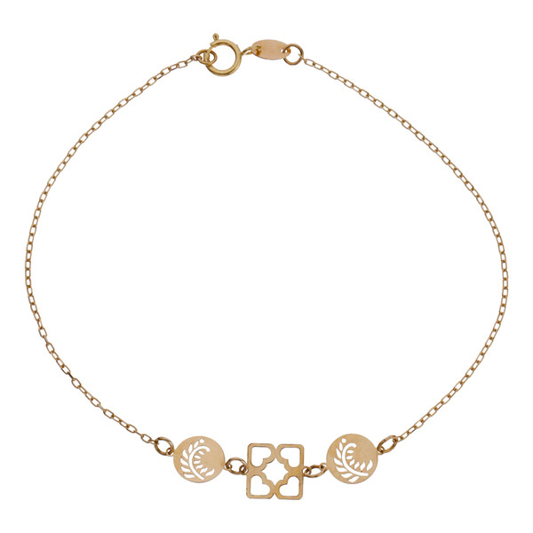 دستبند طلا 18 عیار زنانه مایا ماهک مدل MB1596