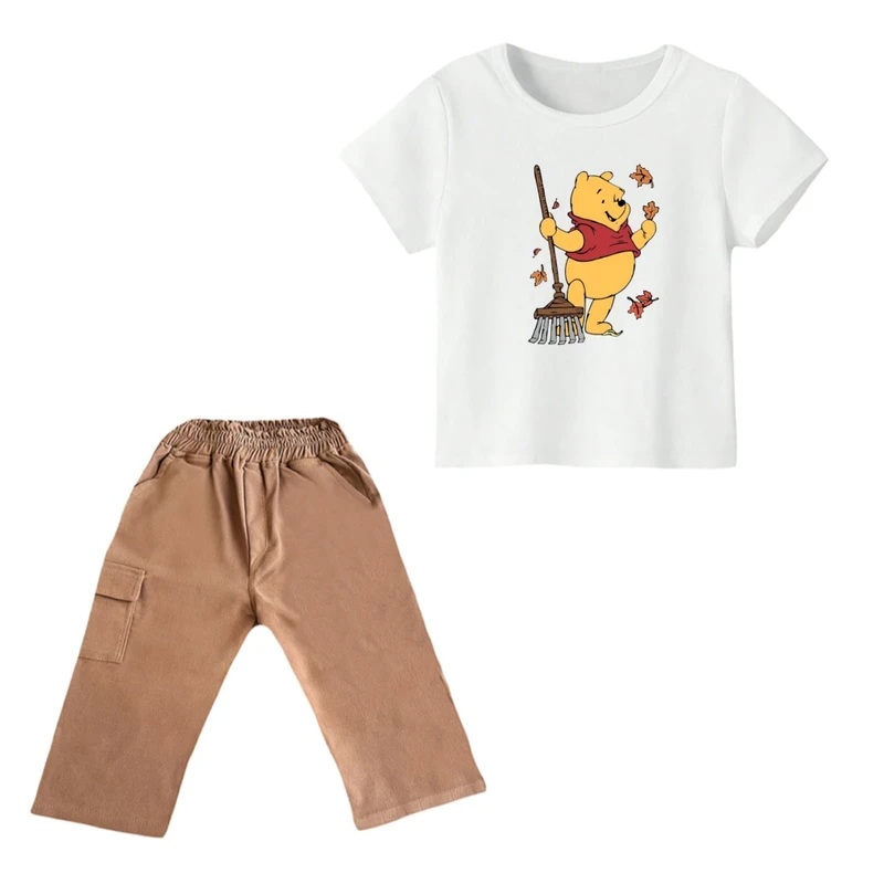 ست تی شرت و شلوارک پسرانه مدل پو کد ۲۹