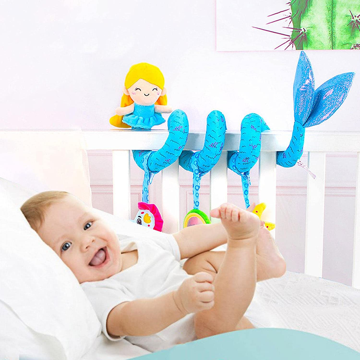 آویز تخت کودک مدل مارپیچ کد 0076