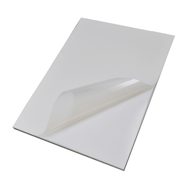 برچسب چاپ مدل شیشه ای inkjet vinyl سایز A4 بسته 20 عددی