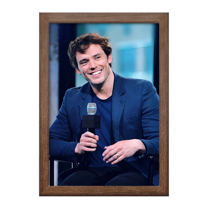 تابلو خندالو طرح سم کلفلین (Sam Claflin) کد F10248