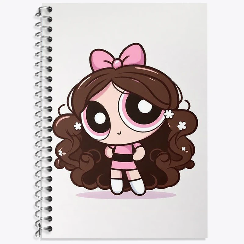 دفتر لغت 50 برگ خندالو طرح دختران نیرومند (The Powerpuff Girls) کد N2113
