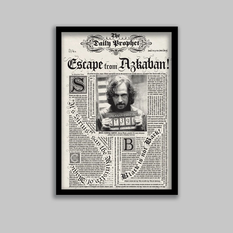 تابلو مدل هری پاتر Harry Potter کد LA-G10572-2