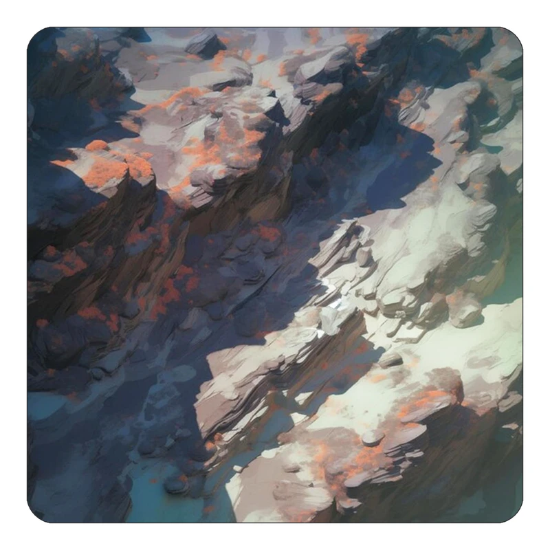 مگنت کاکتی طرح نقاشی رنگ روغن مدل mp73419