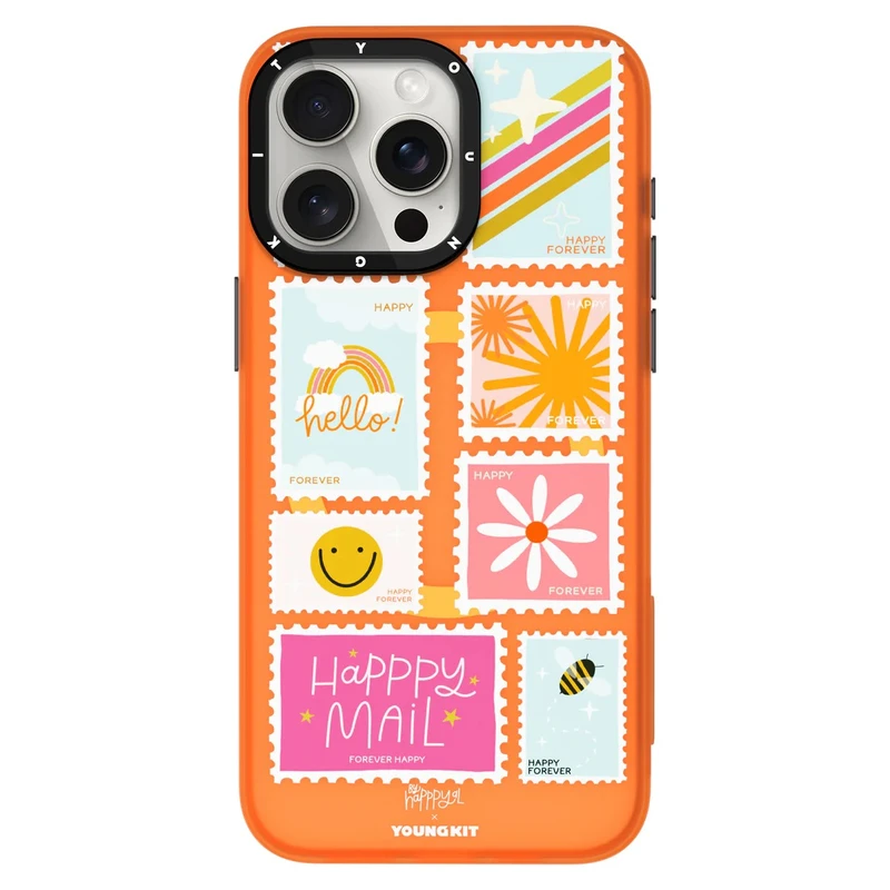 کاور یانگ کیت  مدل Happy Mail  کد 06  مناسب برای گوشی موبایل اپل iphone15promax