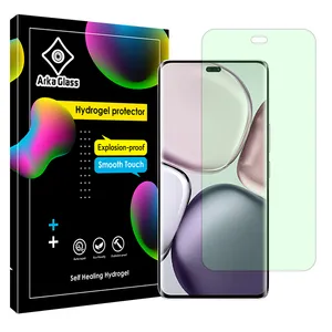 Arka Glass Hydrogel model anti green Screen Protector for Honor X9c mobile phone