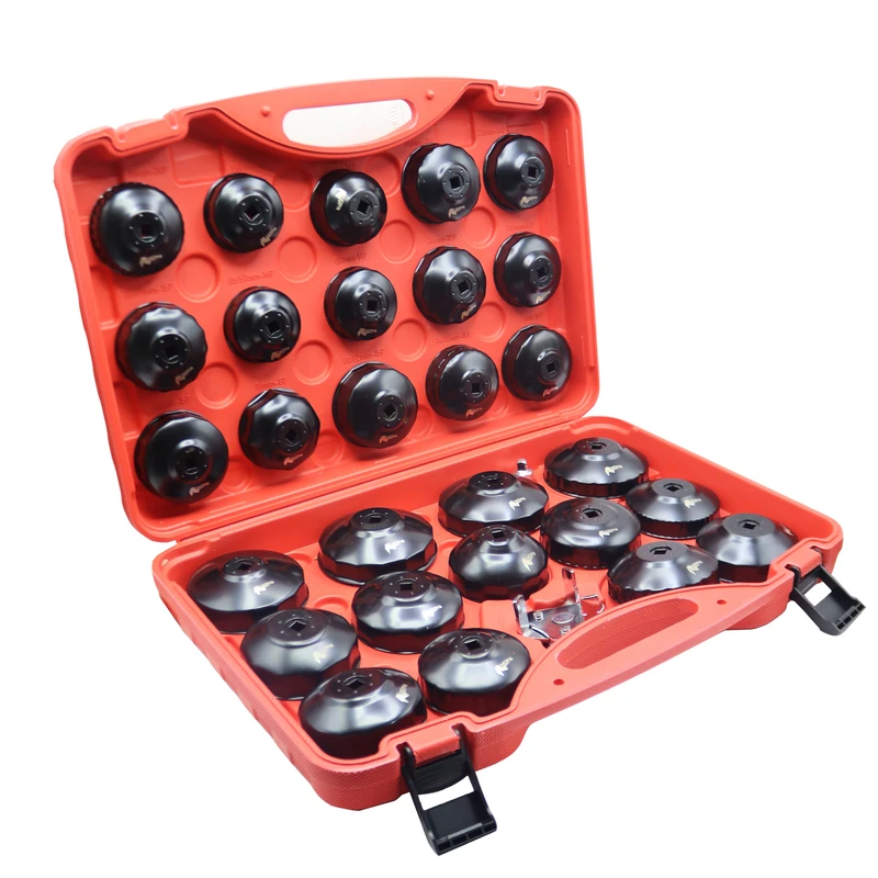 آچار فیلتر روغن نورس مدل کاسه ای YP-LXOS30-030-3/8 مجموعه 30 عددی 