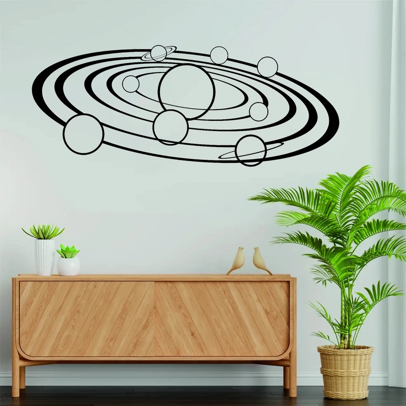 استیکر مدل چوبی کهکشان کد T795