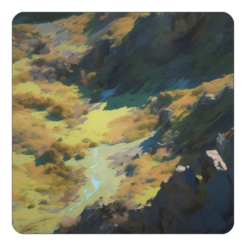 مگنت کاکتی طرح نقاشی رنگ روغن مدل mp71939