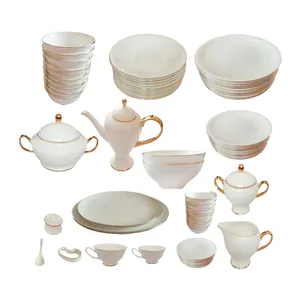 سرویس غذاخوری 154 پارچه red grand مدل گلد کد 153