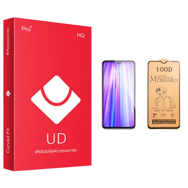 محافظ صفحه نمایش سرامیکی یو دی مدل +PRO مناسب برای گوشی موبایل شیائومی Redmi Note 8 Pro