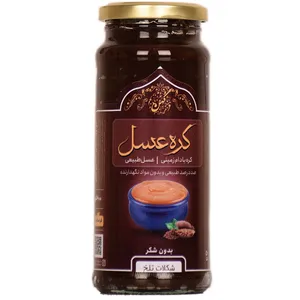کره بادام زمینی  و عسل شکلات تلخ کهن - 400 گرم