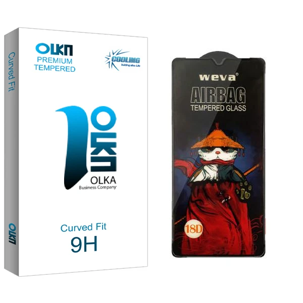 محافظ صفحه نمایش کولینگ مدل Olka Air Bag مناسب برای گوشی موبایل سامسونگ Galaxy A30 / A30s / M10s