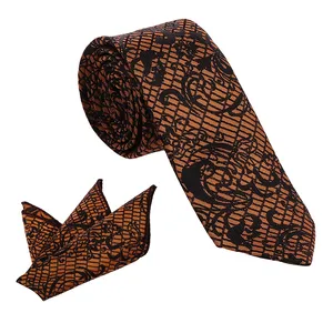 ست کراوات و دستمال جیب مردانه مدل نیوفشن کد 109