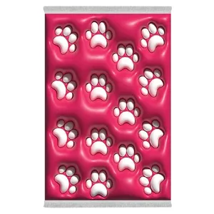 فرش پارچه‌ای دفه مدل فرشینه طرح فانتزی کد 8049