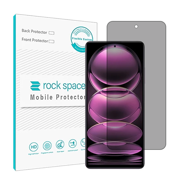 محافظ صفحه نمایش  حریم شخصی راک اسپیس مدل HyPRV مناسب برای گوشی موبایل شیائومی Redmi Note 12 Pro