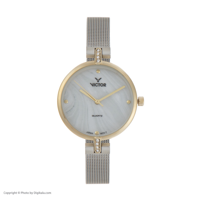 ساعت مچی عقربه ای زنانه ویکتور مدل V1351-01