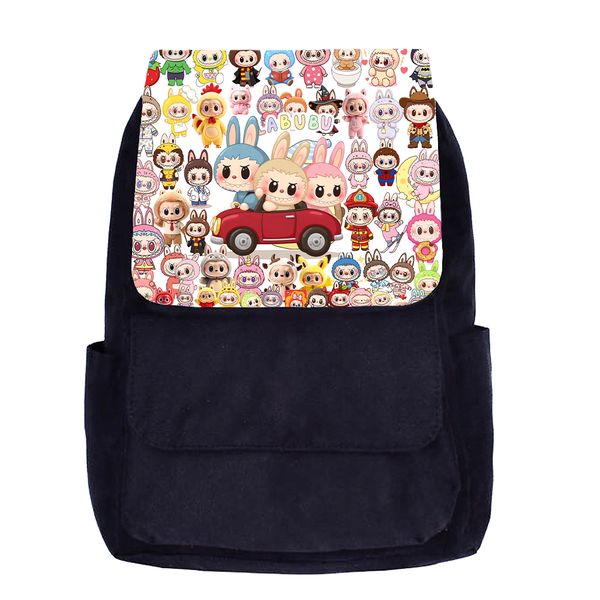 کوله پشتی مدرسه مدل عروسک لبوبو کد K060