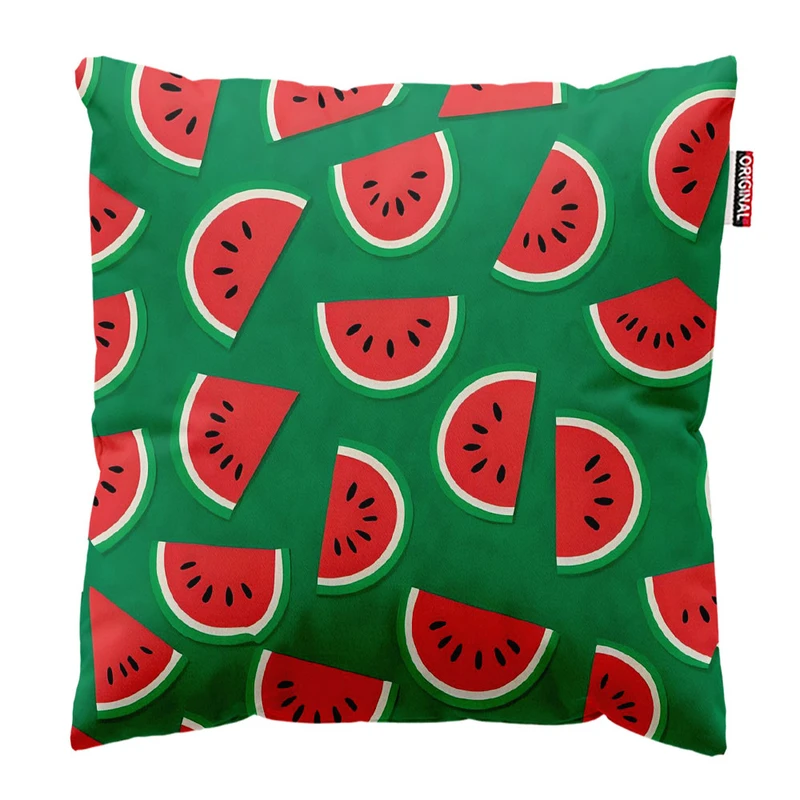 کوسن پاد آفرین طرح هندوانه سایز 30*30 سانتی متر