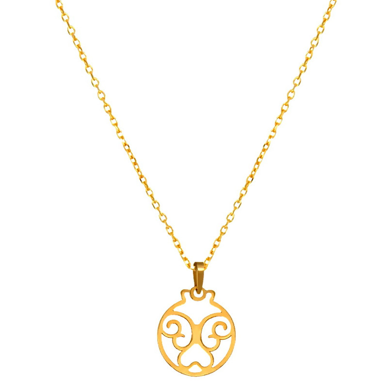 گردنبند طلا 18 عیار زنانه الن نار مدل انار ELN9239