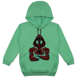 هودی پسرانه مدل مردعنکبوتی کد F120 رنگ سبز