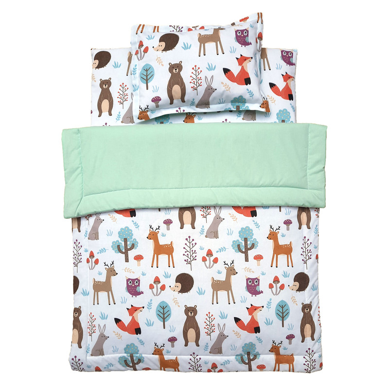 سرویس خواب نوزاد طرح حیوانات مجموعه 6 عددی