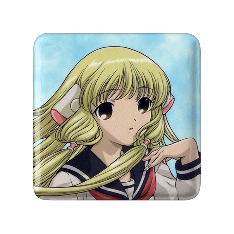 مگنت خندالو طرح چی انیمه چوبیتس Chobits  مدل مربعی کد 22371