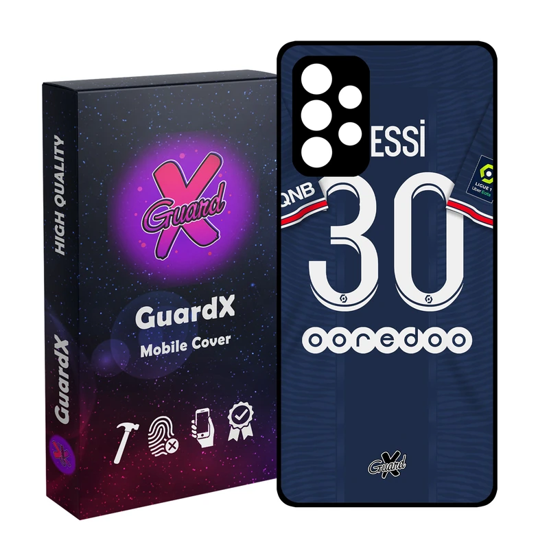 کاور گارد ایکس طرح Messi مدل Glass50356 مناسب برای گوشی موبایل سامسونگ Galaxy A72