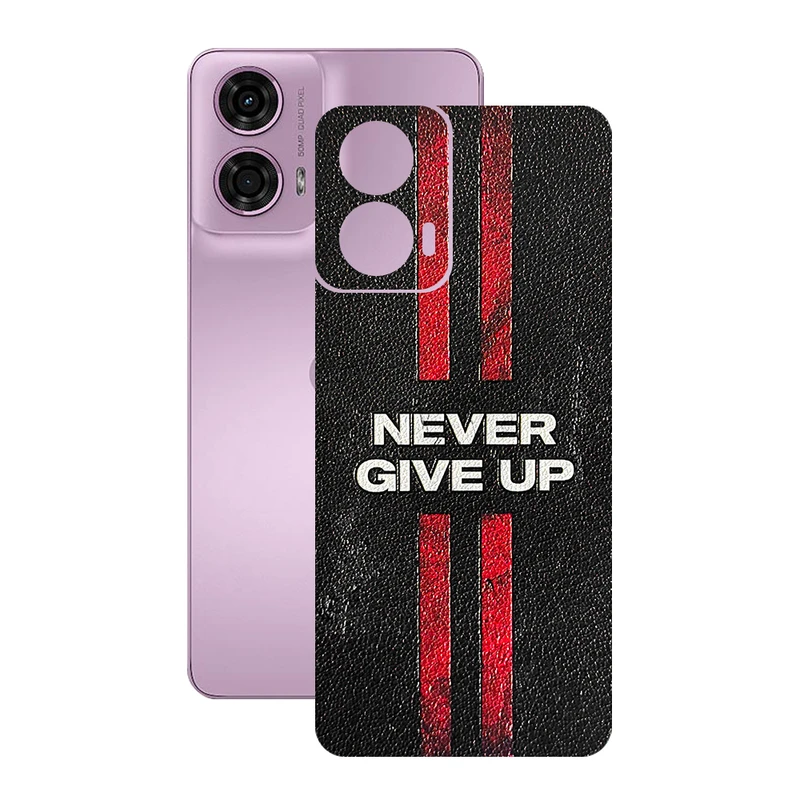 برچسب پوششی ریمکس مدل Leth طرح انگیزشی مناسب برای گوشی موبایل موتورولا Moto G24