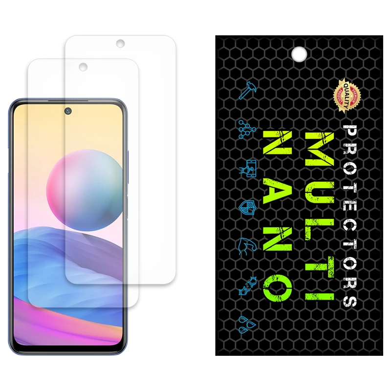 محافظ صفحه نمایش مات مولتی نانو مدل X-S2M مناسب برای گوشی موبایل شیائومی Redmi Note 10T 5G بسته دو عددی