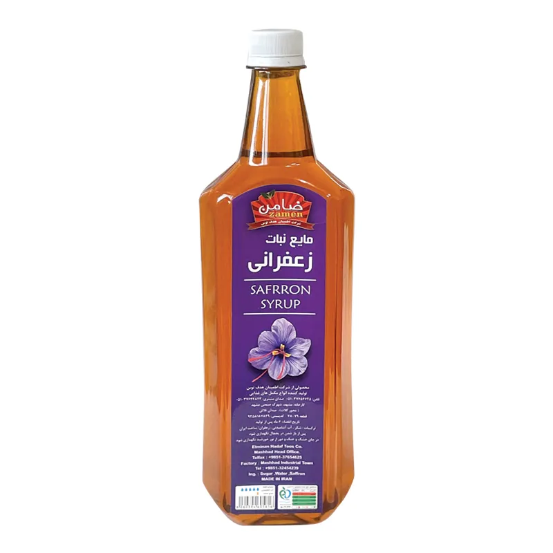 مايع نبات زعفرانی ضامن - 1250 گرم